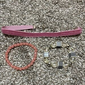 Elegant Pink and Black kids Accessory Set